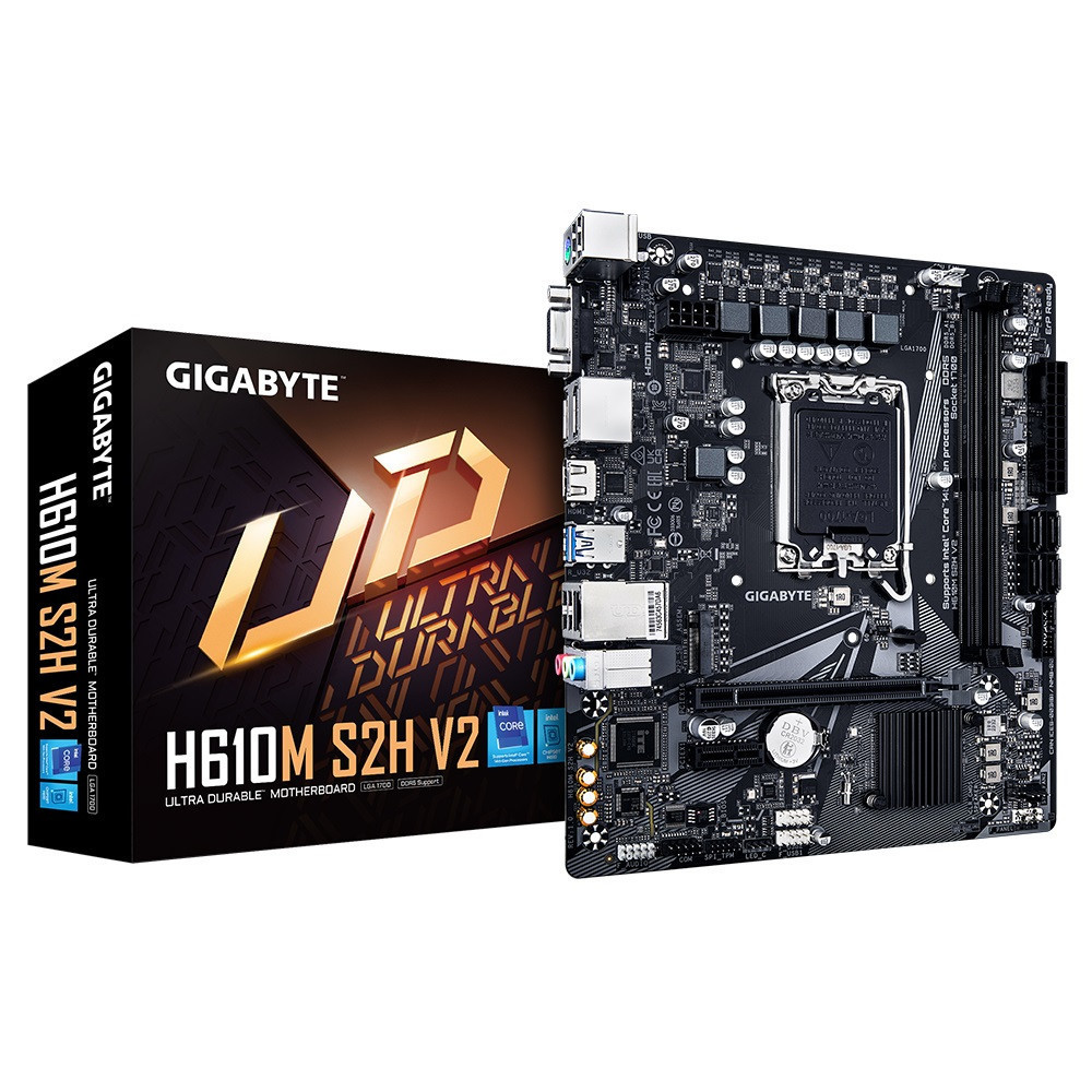 Материнська плата Gigabyte H610M S2H V2 Socket 1700 microATX Харків - фото 1