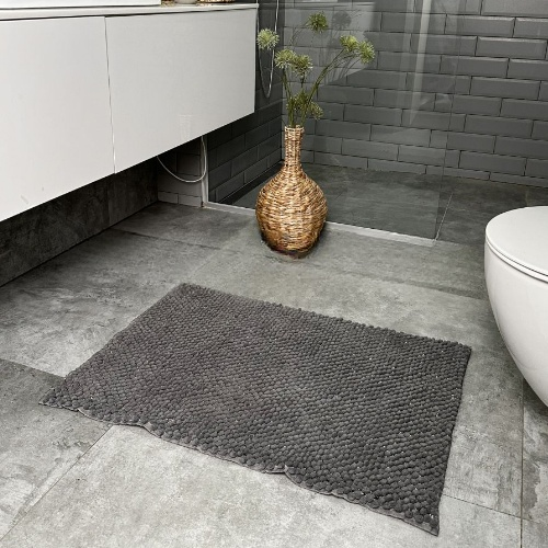 Килимок для ванної 55*80 см Ананас тепло-сірій Даріана Житомир