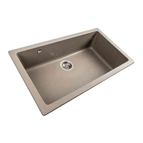 Гранітна мийка для кухні Platinum 7945 Paruana матовий Титан Коломия