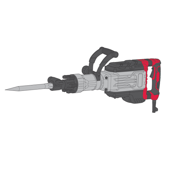 Молоток отбойный электрический Vitals Professional At 1765DS Харьков