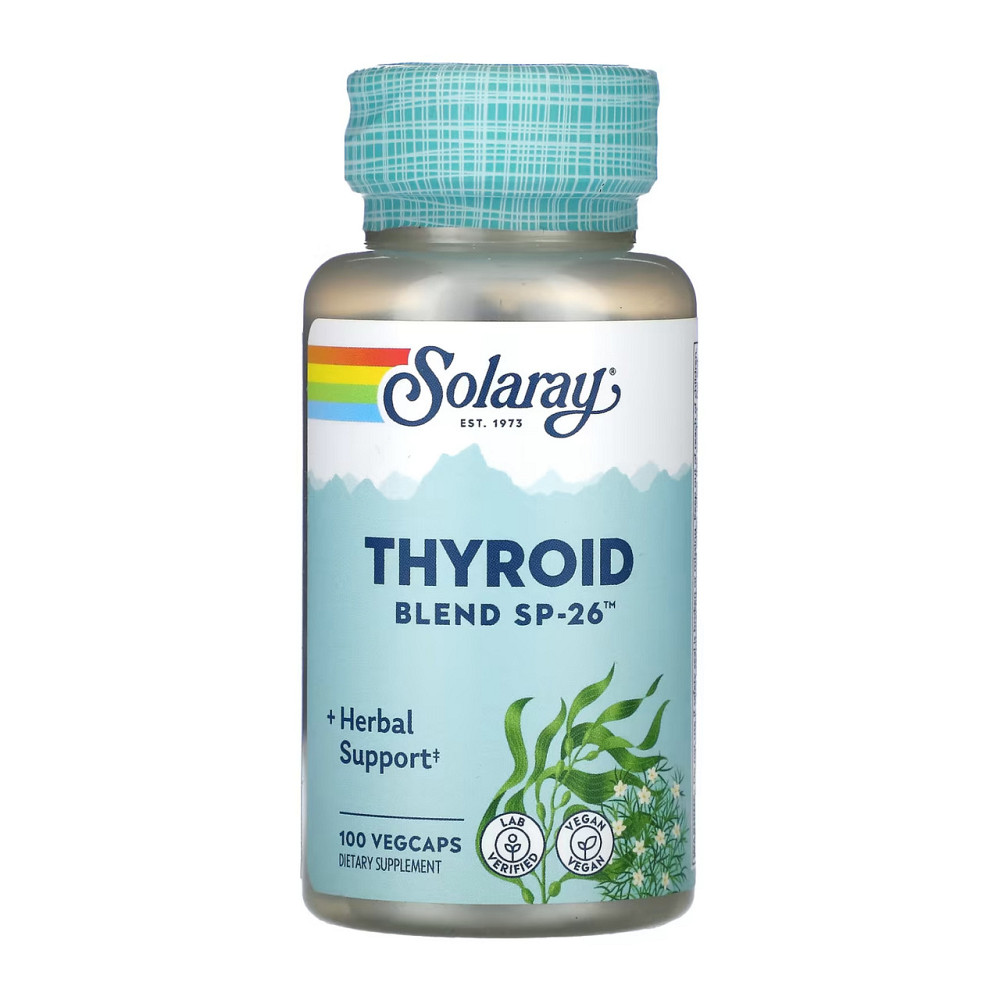 Комплеск для щетовидной железы Solaray Thyroid Blend SP-26  100 caps Киев - изображение 1