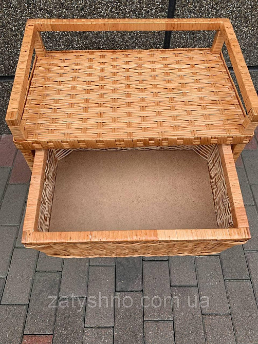 Комод плетеный с 2 шухлядами из лозы Киев - изображение 4