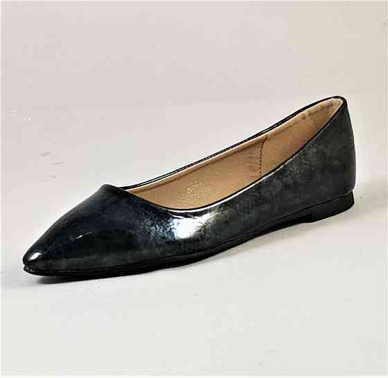 Жіночі Балетки Чорні Мокасини Туфлі Мармурові (розміри: 36,37,38,39,40) — 006 Дніпро