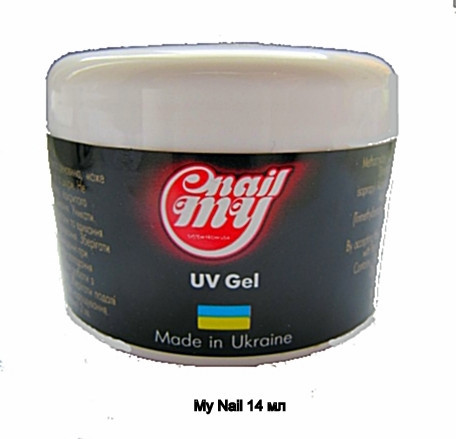 Камуфлює середньої густоти гель My Nail Builder Gel #57(яскраво білий) 50 мл виробництво Україна Київ - фото 1