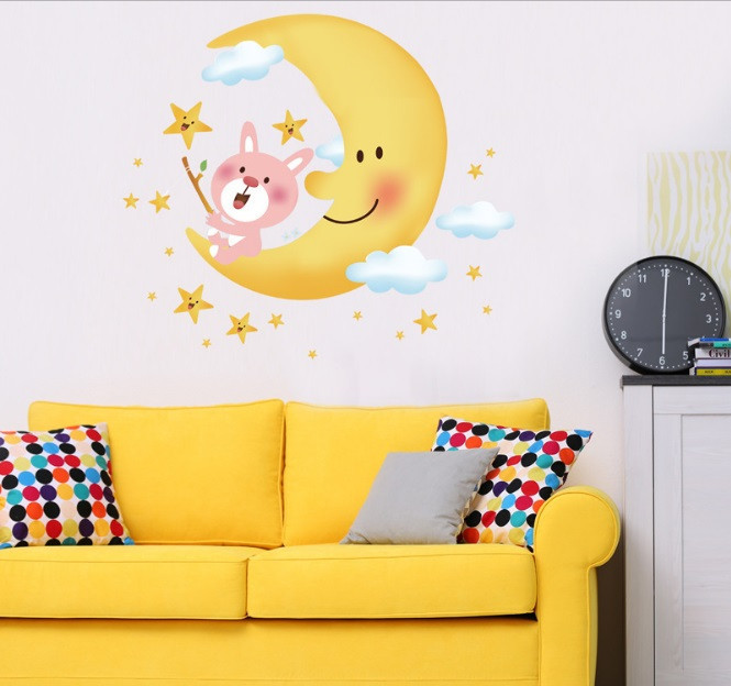 Інтер'єрна наклейка дитяча Місяць Київ - фото 7