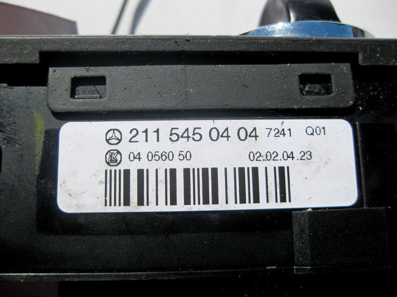 Mercedes-Benz  A2115450404 7241 Перемикач світла фар Англія колір "Антрацит" E-Class W211 Одеса - фото 3