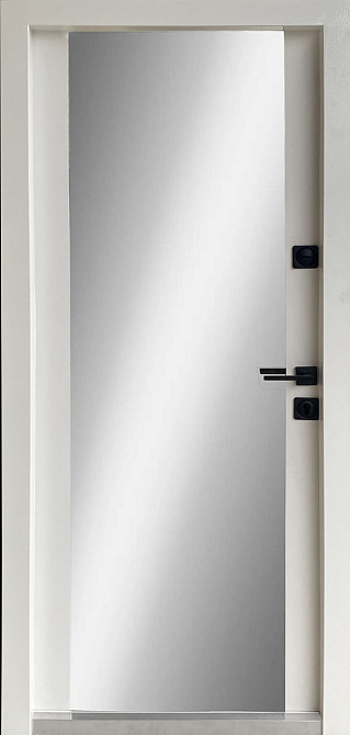 Дверь квартирная СТРОНГ серия ПРОТЕКТ 4 контура, модель СТРИМ 4К с зеркалом 860 Киев - изображение 2