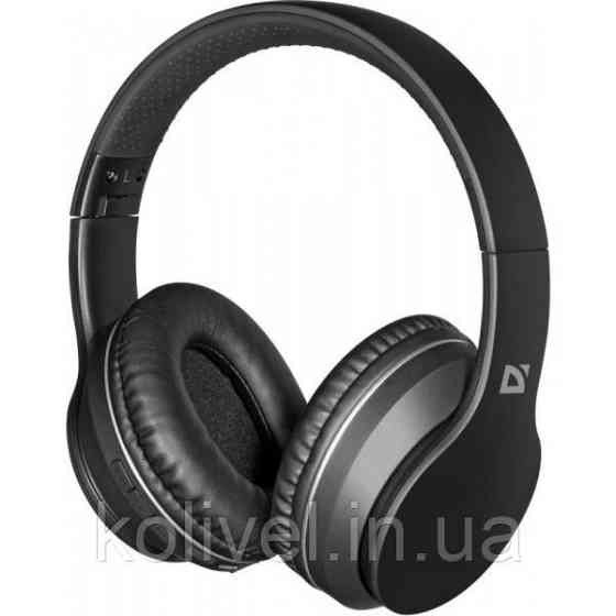 Навушники з мікрофоном Defender FreeMotion B580 Bluetooth, чорні (63580) Киев
