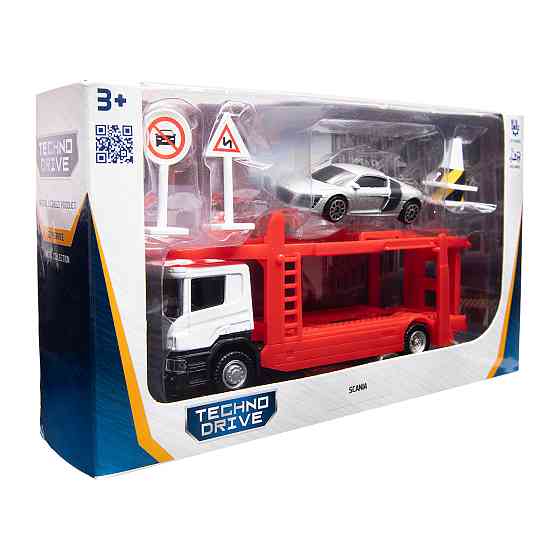 Ігровий набір – Автоперевізник Scania (автоперевізник, машина, аксес.) Дніпро