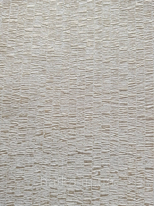 Шпалери метрові вінілові на флізелін AdaWall Beta метрові однотонні під тканину під льон білий з сірим Київ - фото 3