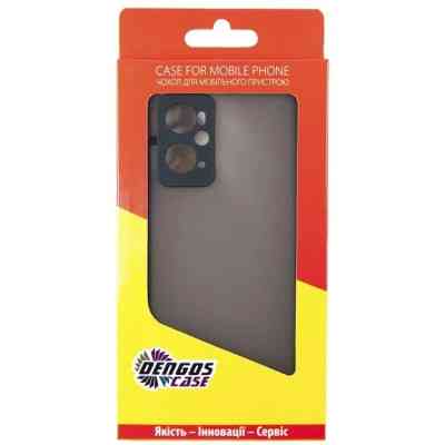 Чехол для мобильного телефона Dengos Kit for OPPO A96 4G case + glass (Black) (DG-KM-38) Винница