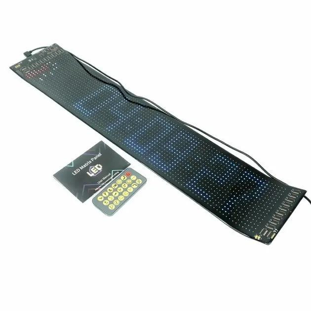 Гнучка LED панель/екран під скло авто Bluetooth (120 x 595 мм) Харків - фото 6