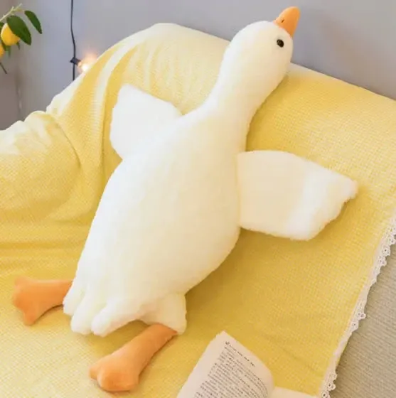 М'яка іграшка подушка Гусак-обнімусь 90 см для дітей Одеса - фото 3