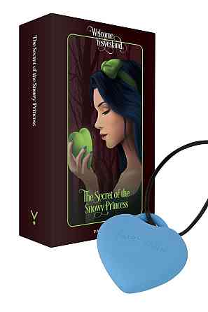 Мінівібратор «Сердечко» FairyGasm PleasureStone blue, 9 режимів, на шнурку Sex Aura Київ