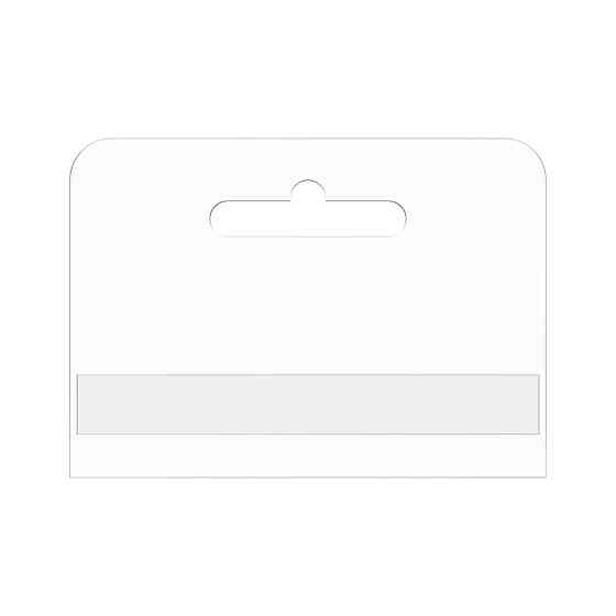 Самоклеючий прозорий гачок-вішалка 57х80 мм Київ