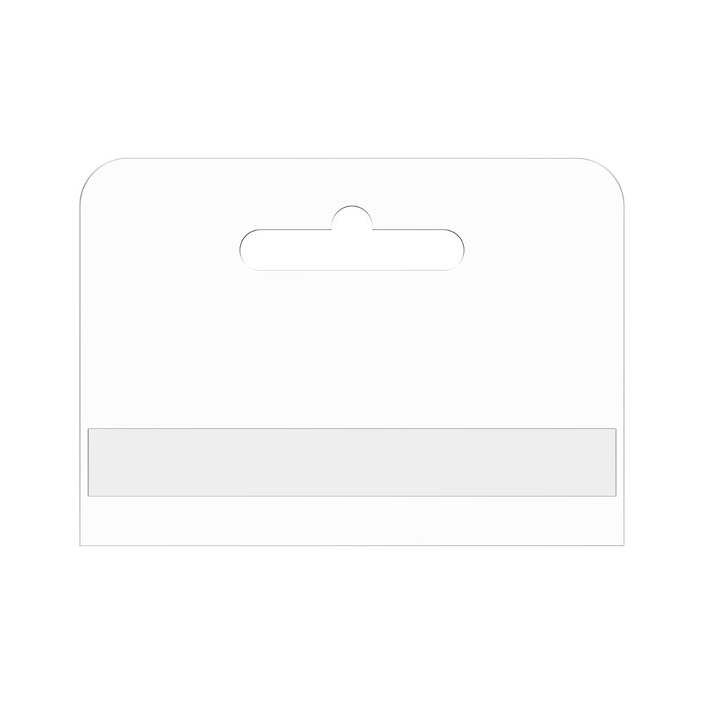 Самоклеючий прозорий гачок-вішалка 57х80 мм Київ - фото 1