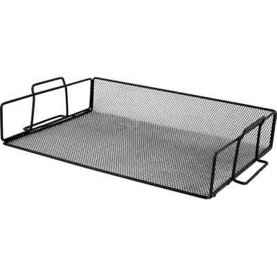 Лоток для паперів Buromax горизонтальний, металевий, чорний (BM.6251-01) Вінниця