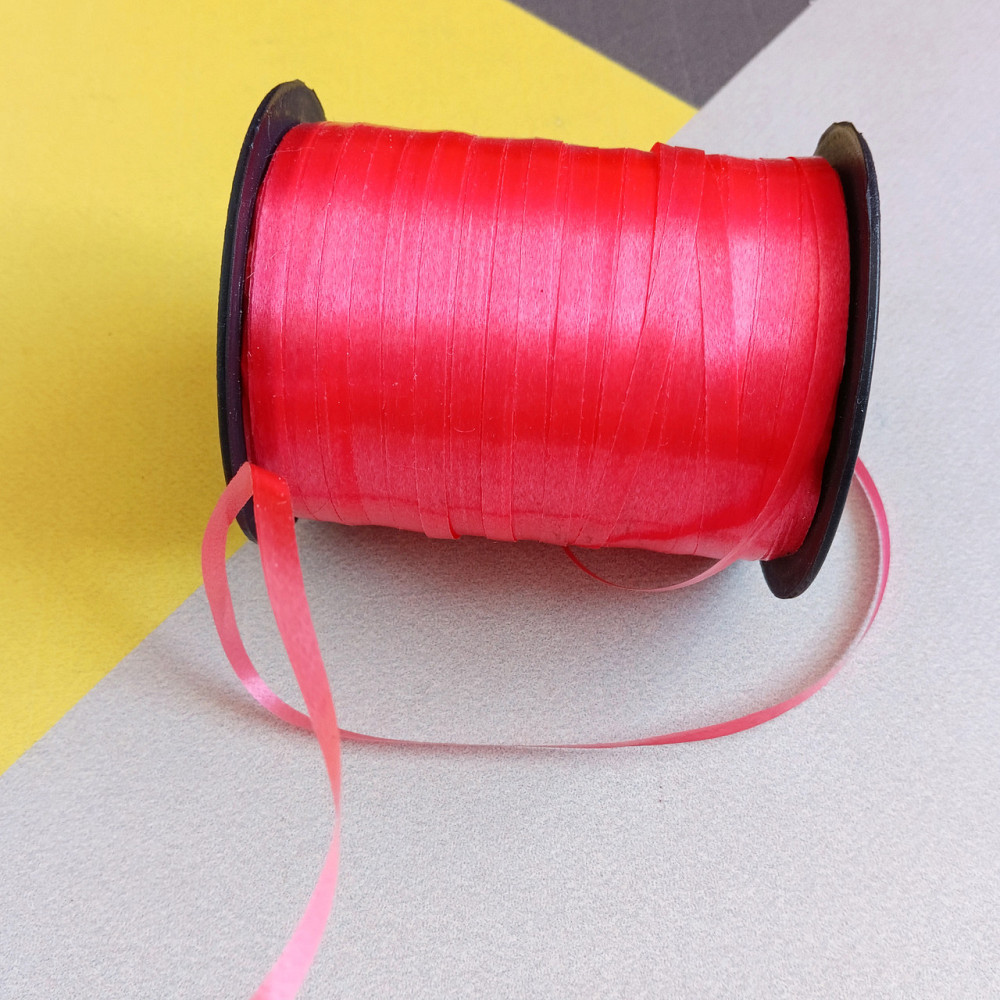 Стрічка для куль червона 0,5/300 Київ - фото 1