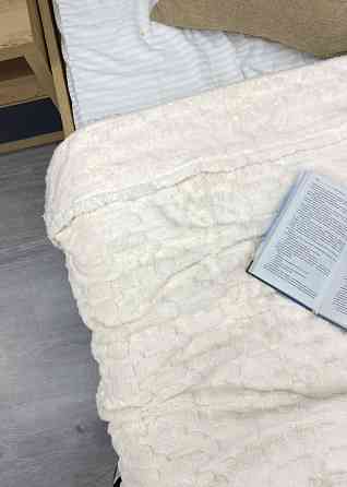 Плед-покривало 200х230 см (+-5см) Молочний (87-241) Київ