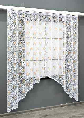 Кухонна арка VR-Textil № 000к жакард білий 300х195 см (51-256) Київ