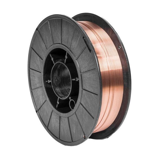Провод сварочный омеднённый, 0,8 мм, 5 кг, ER70S-6 INTERTOOL EW-5008 Киев - изображение 1
