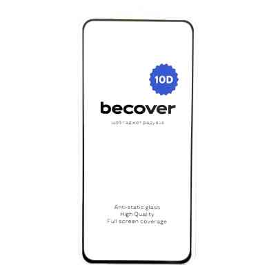 Стекло защитное BeCover Realme 12 Plus 10D Black (712343) Винница
