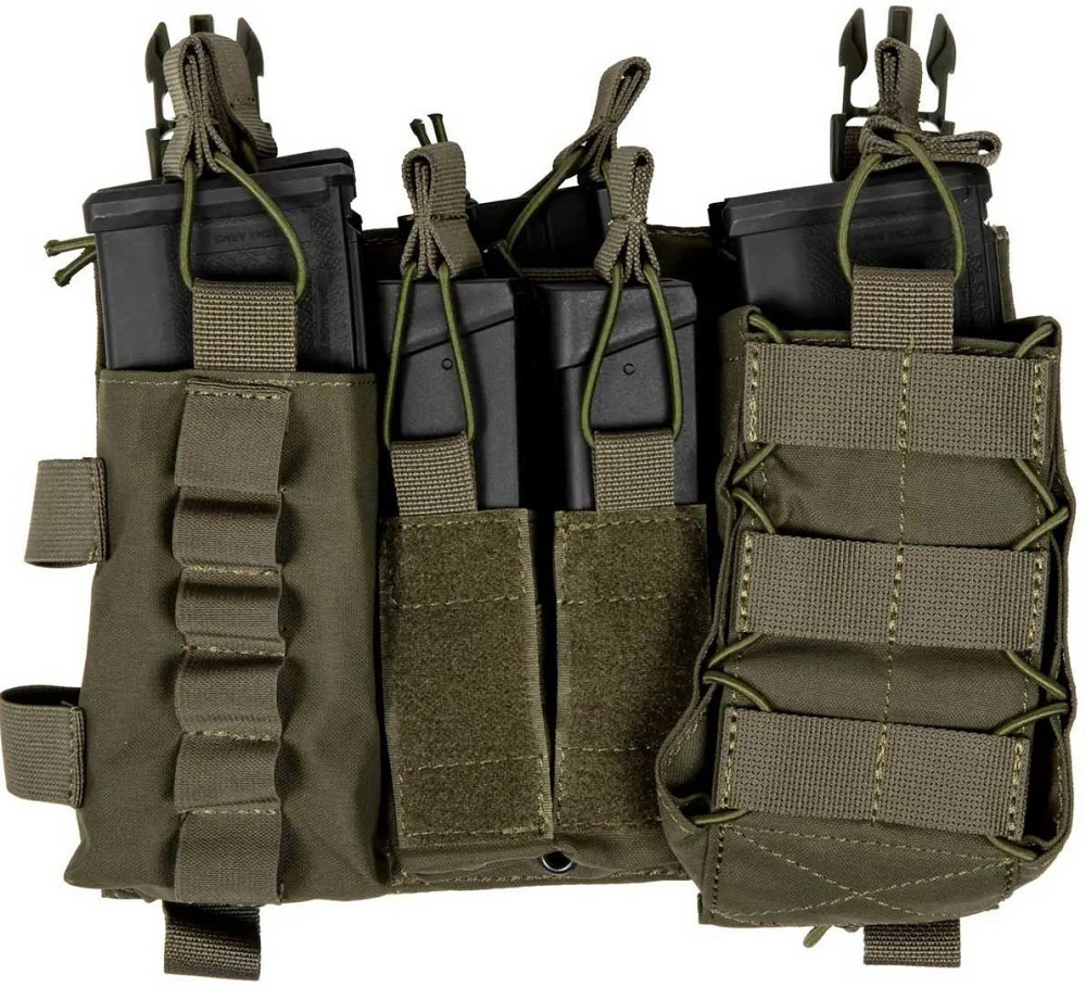 Тактическая Панель для магазинов 4 отделения на липучке Primal 