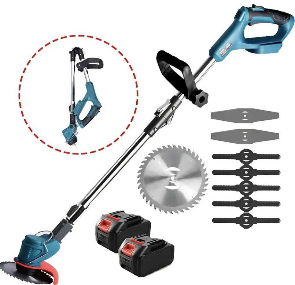 Аккумуляторная газонокосилка триммер 48V мощность 800Вт беспроводной Харьков - изображение 1