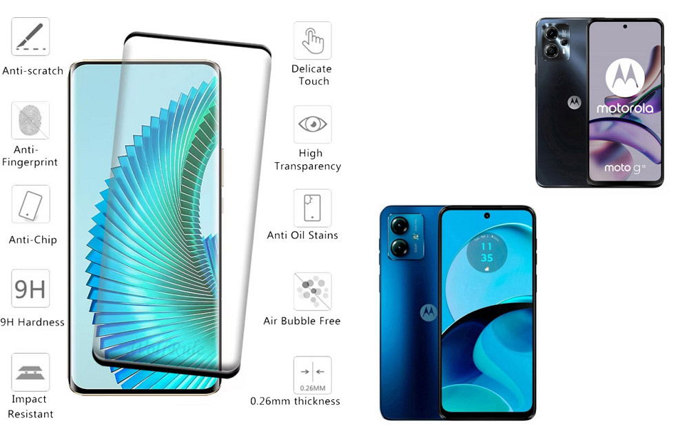 Захисне скло HyperGlass Pro для Motorola Moto E13, Moto E14 – максимальна чутливість та захист Київ - фото 2