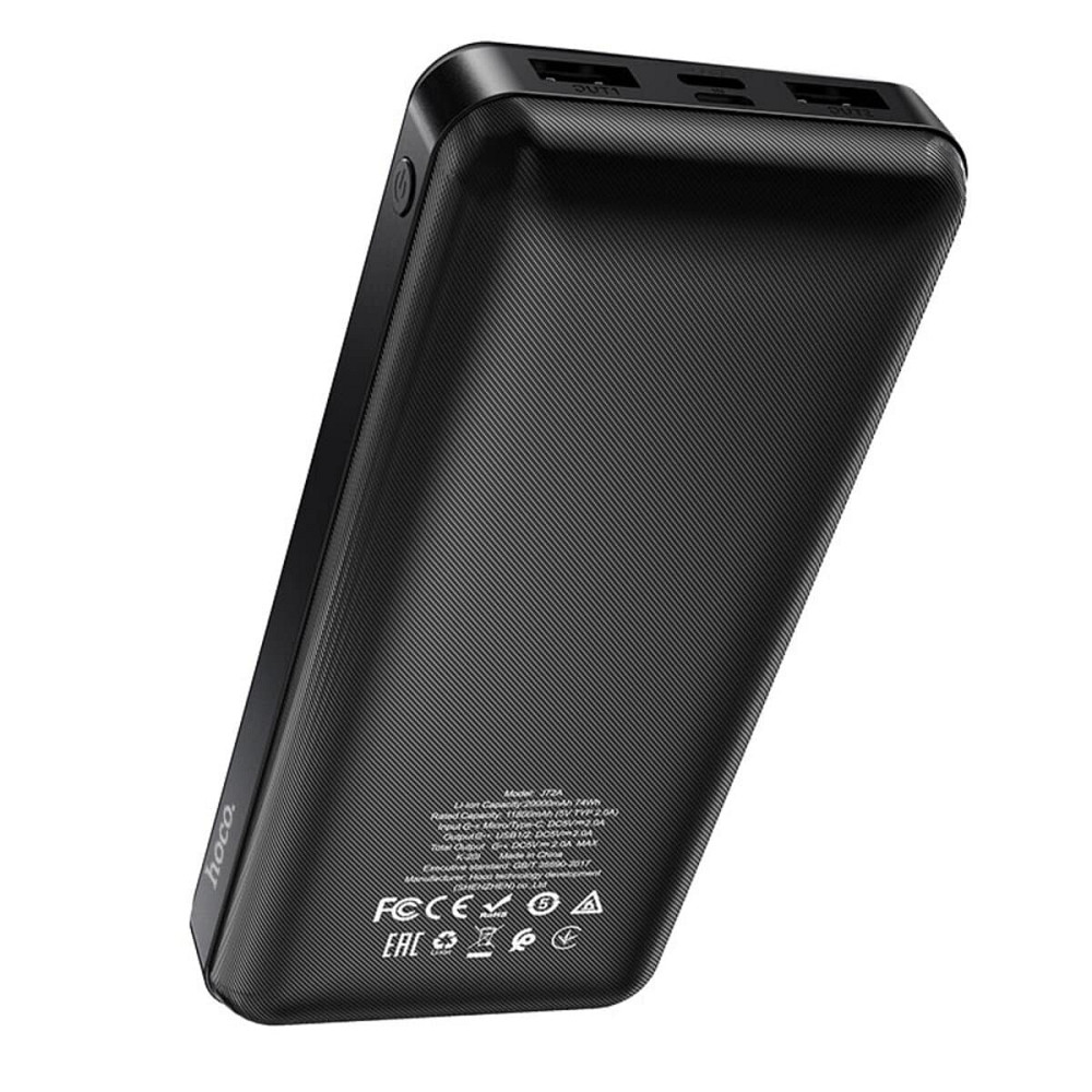 Зовнішній акумулятор HOCO J72A Easy travel power bank(20000mAh) Black Киев - изображение 3