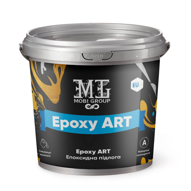 Епоксидна підлога MG "EPOXY ART" світло-сірий 4.5 кг Киев - изображение 1