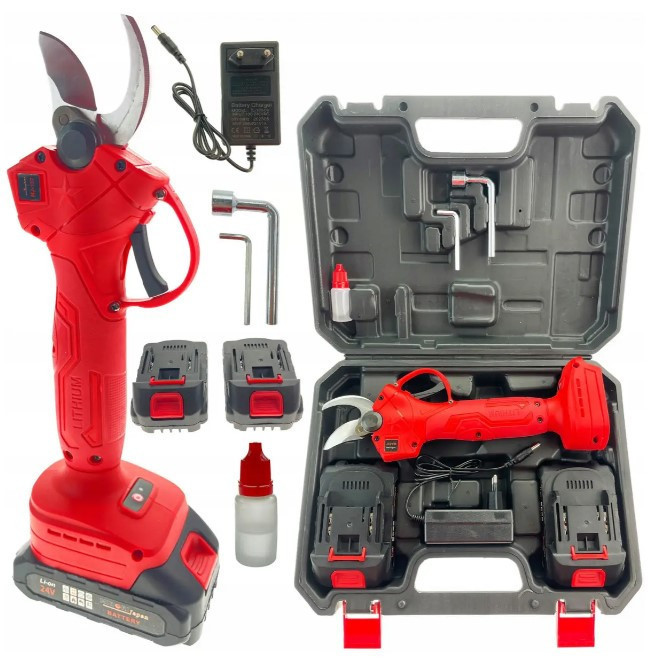 BX-9001 Акумуляторний секатор MIDORI JAPAN 2x24В, 2000 мАг, безщітковий двигун, діаметр різу 30мм Одеса - фото 2