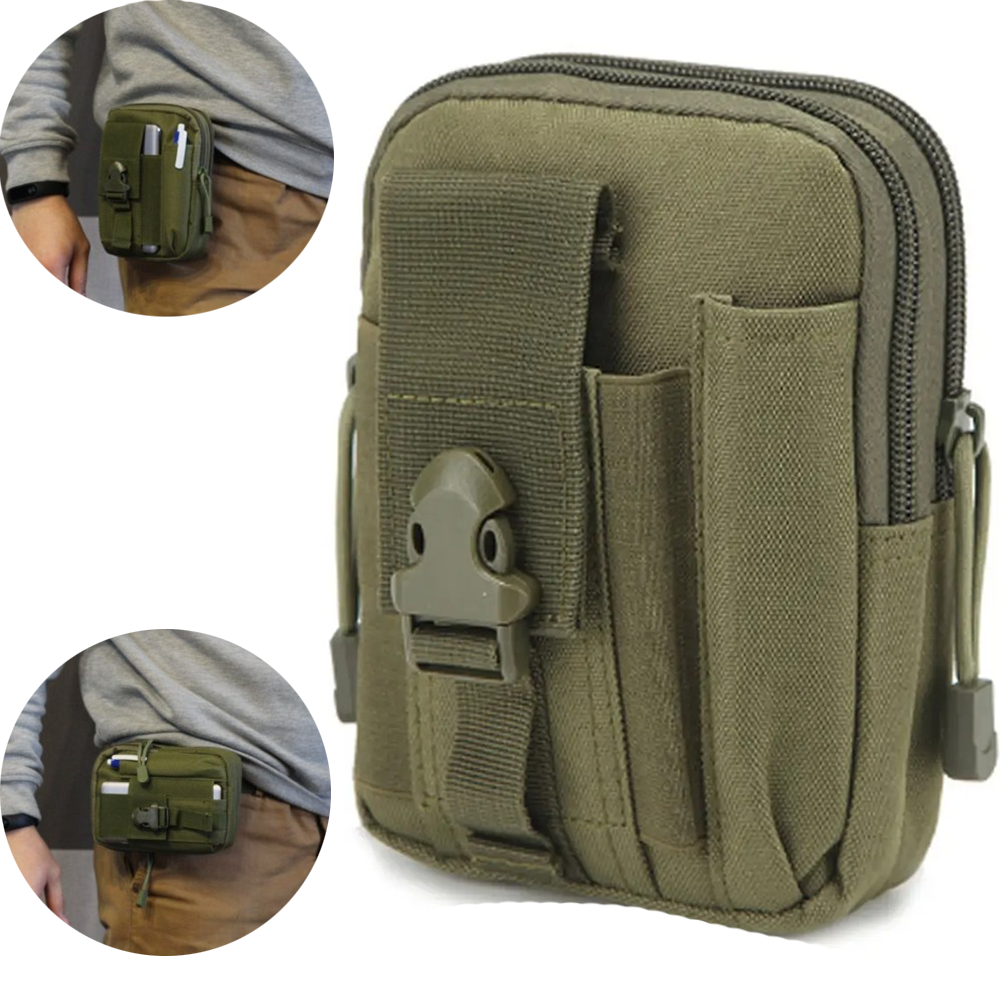 Тактическая сумка на пояс 18х13х3 см,A50,Оливковый/Поясной подсумок(аптечка) c креплением Molly SBR Киев - изображение 2