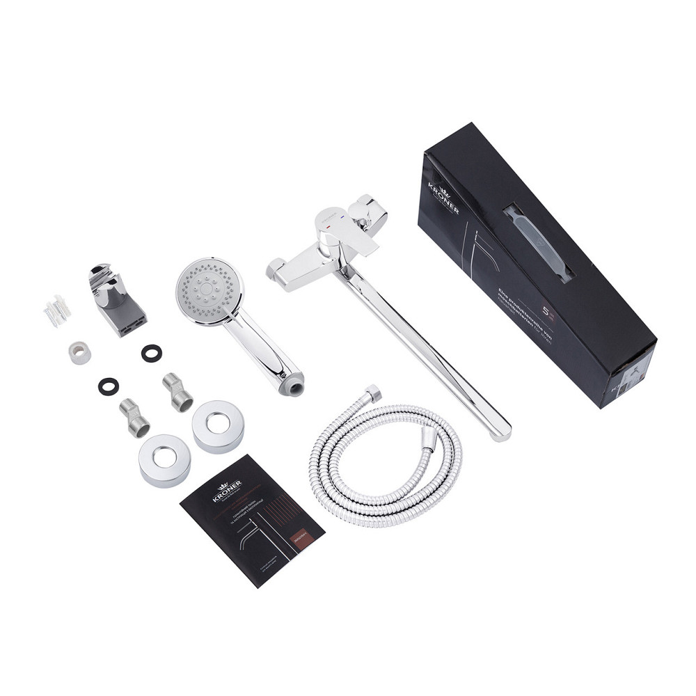 Смеситель для ванны с душевым гарнитуром Kroner KRP Hagen - C071 Киев - изображение 8