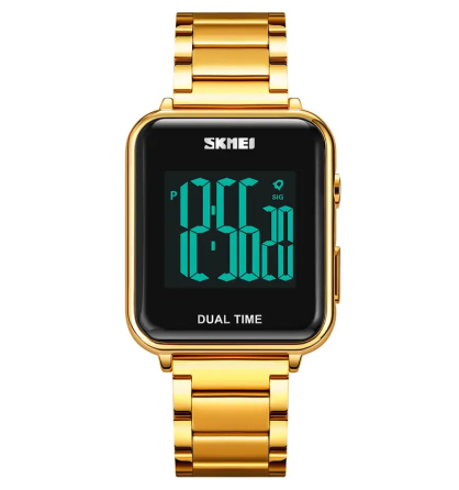 Чоловічий наручний класичний годинник Skmei 1852 (Золотистий) Вінниця