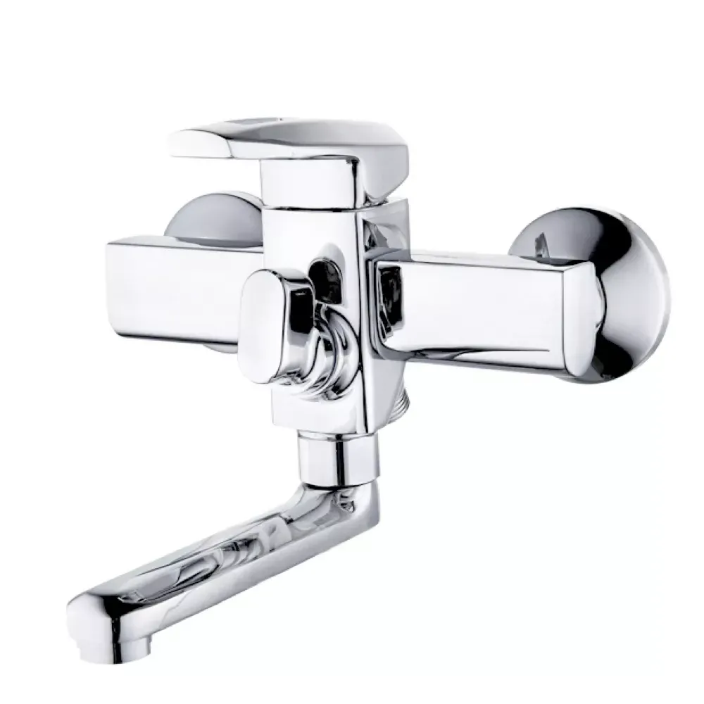 Смеситель для ванны Wezer NOF3 с душевым гарнитуром Киев - изображение 2