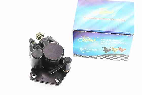 Гальмівний супорт передньої системи (однопоршневий)+колодки, чорний Киев