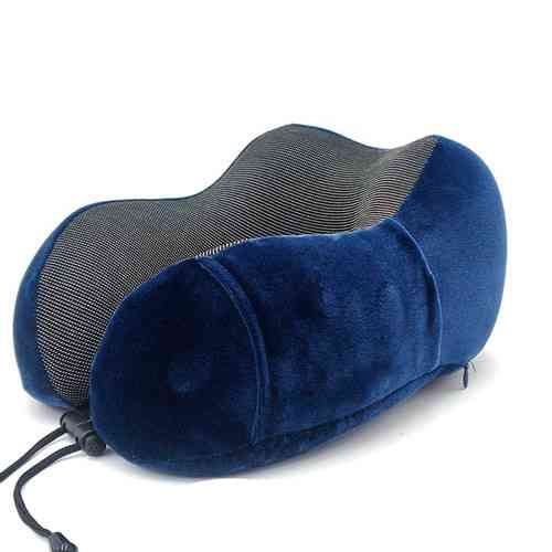 Дорожный набор для сна 3в1 с ортопедической подушкой Memory Foam, маской для глаз и берушами, чехол Киев