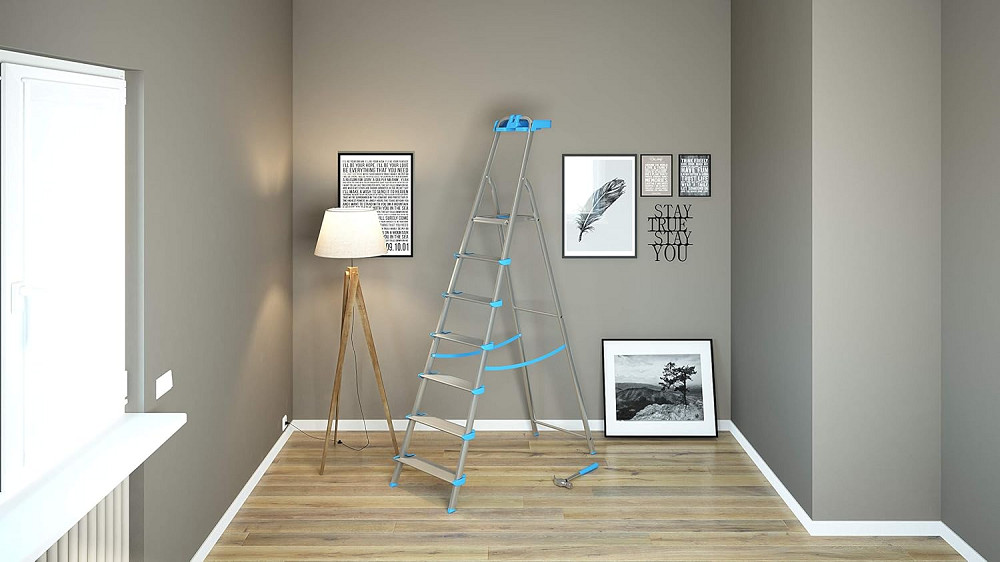 Драбина Colombo Atlantica 7 щаблів (S112A07P) Київ - фото 2