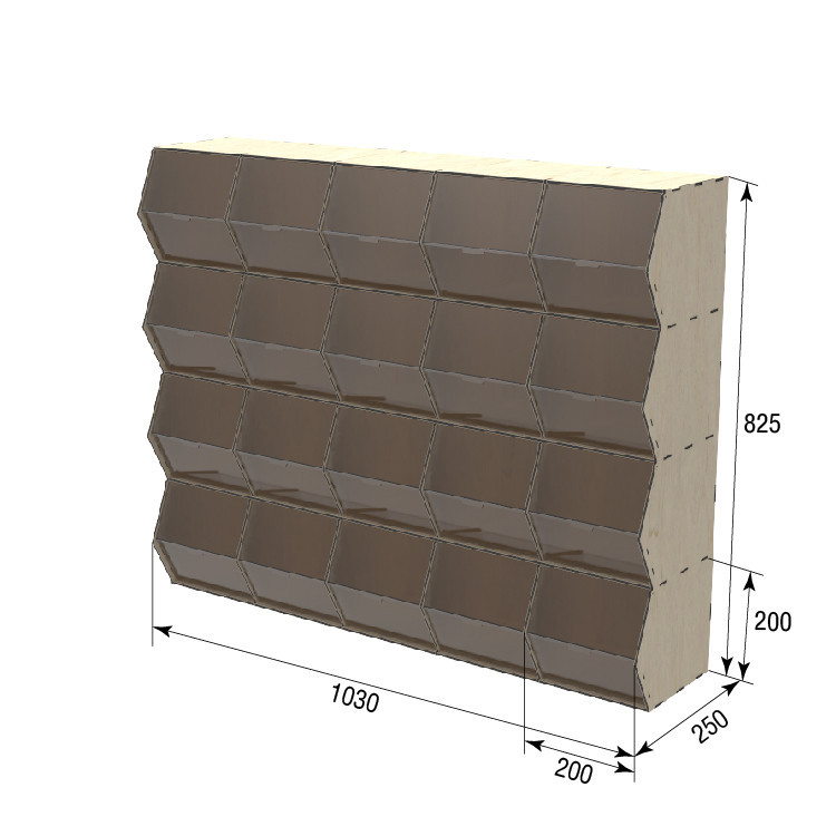 Диспенсер EKOSTAR для цукерок, снеків, горіхів, круп на 20 комірок Київ - фото 3