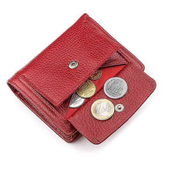 Кошелек женский ST Leather 18499 (ST415) небольшой Красный Киев