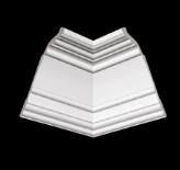 Стельовий плінтус 2 м GP-88 154х71 mm під натяжну стелю й підсвітку Дніпро - фото 3