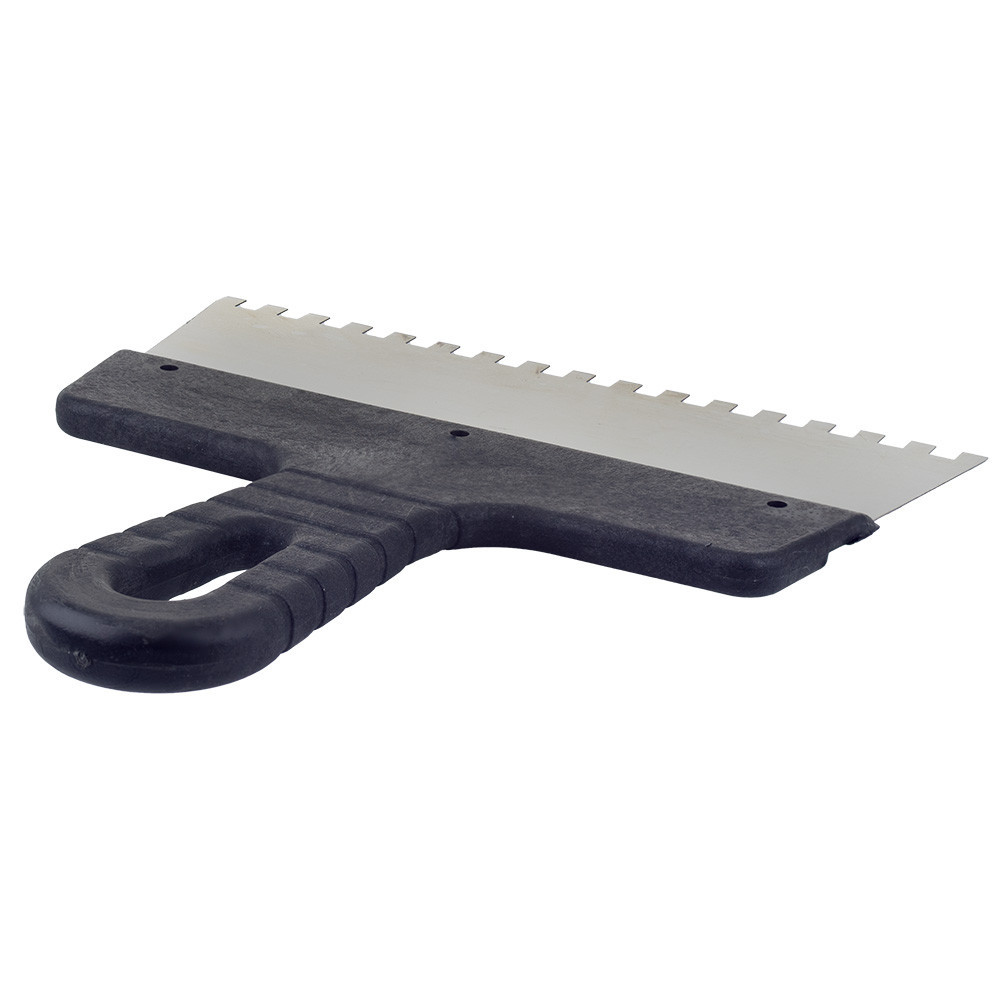 Шпатель зубчастий (неіржавкий) 200 мм 6×6 GRAD (8321345) Київ - фото 7