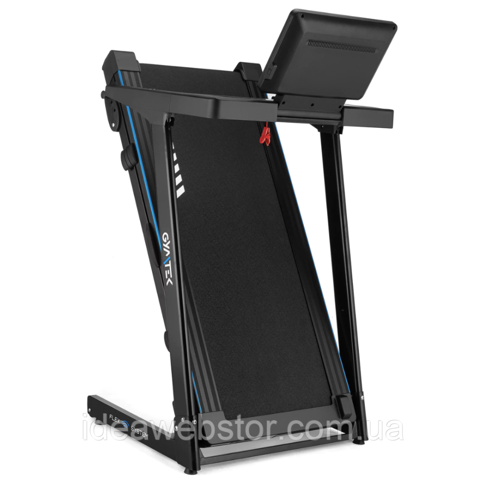 Беговая дорожка Gymtek XT570 электрическая складная для дома 2 л.с. до 16 км/ч нагрузка до 120 кг полотно 120х45 см 15 программ Киев - изображение 10