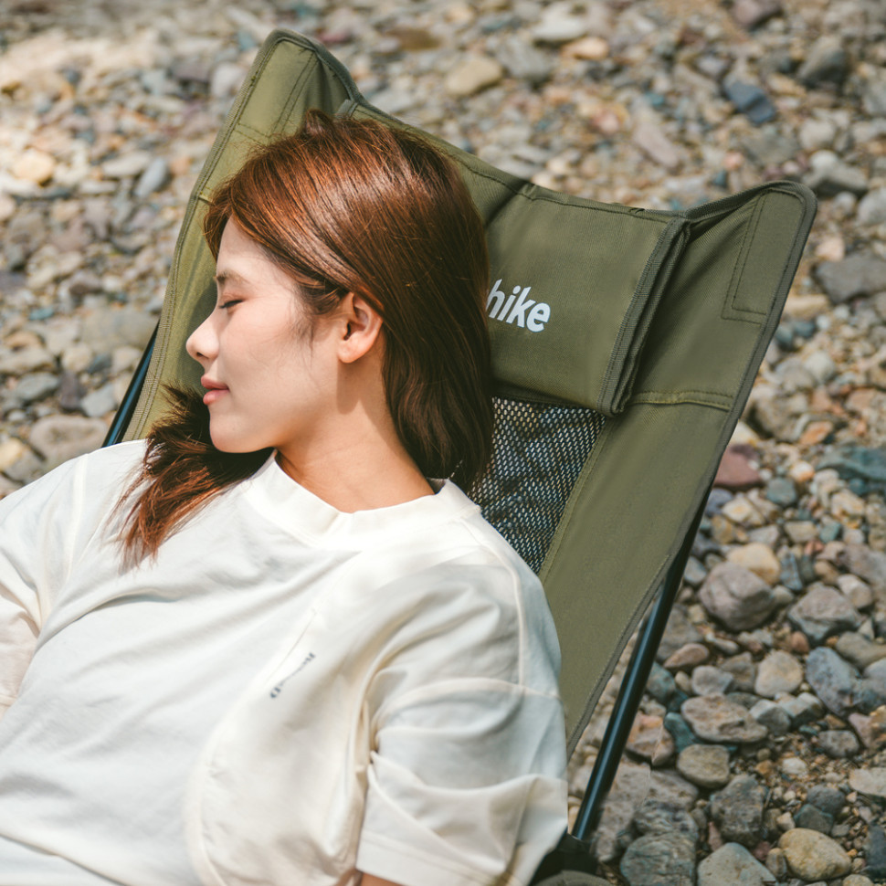 Крісло-шезлонг складане Naturehike CNK2550JJ023 Nightfall T05, сталь, хакі Київ - фото 13