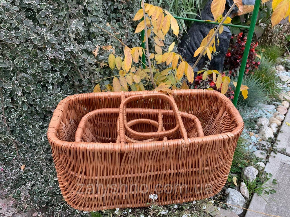 Набор корзин сумок плетеных кофейных Киев - изображение 6