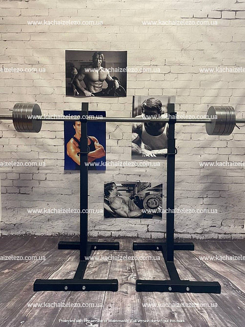 Штанга набірна 80 кг Гантелі, гирі, штанги та диски металеві диски Київ - фото 4