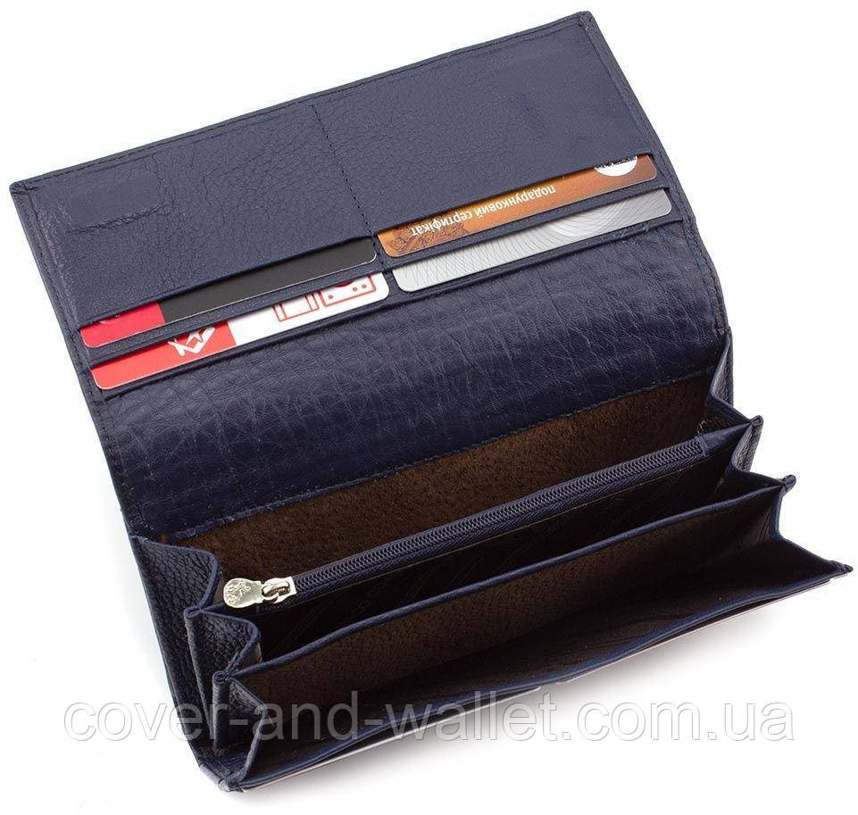 Женский кошелёк с отделом для визиток из натуральной кожи Киев - изображение 3