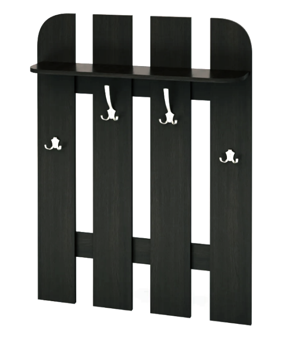 Вішалка-щит для одягу "Тіес" венге Миколаїв - фото 1