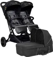 Детская коляска X-lander X-Double Bliźniaczy Wielofunkcyjny 2w1 Cool Black Киев - изображение 1